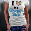 Autism Awareness, I Heart My Grandson Shirt