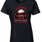 Baseball Mom, Warning Baseball Mom Will Yell Loudly Shirt