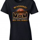 Basketball Mom, Warning Basketball Mom Will Yell Loudly Shirt