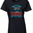 Hockey Grandma, Warning Hockey  Grandma Will Yell Loudly Shirt