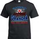 Lacrosse Grandpa, Warning Lacrosse Grandpa Will Yell Loudly Shirt