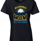 Volleyball Mom, Warning Volleyball Mom Will Yell Loudly Shirt