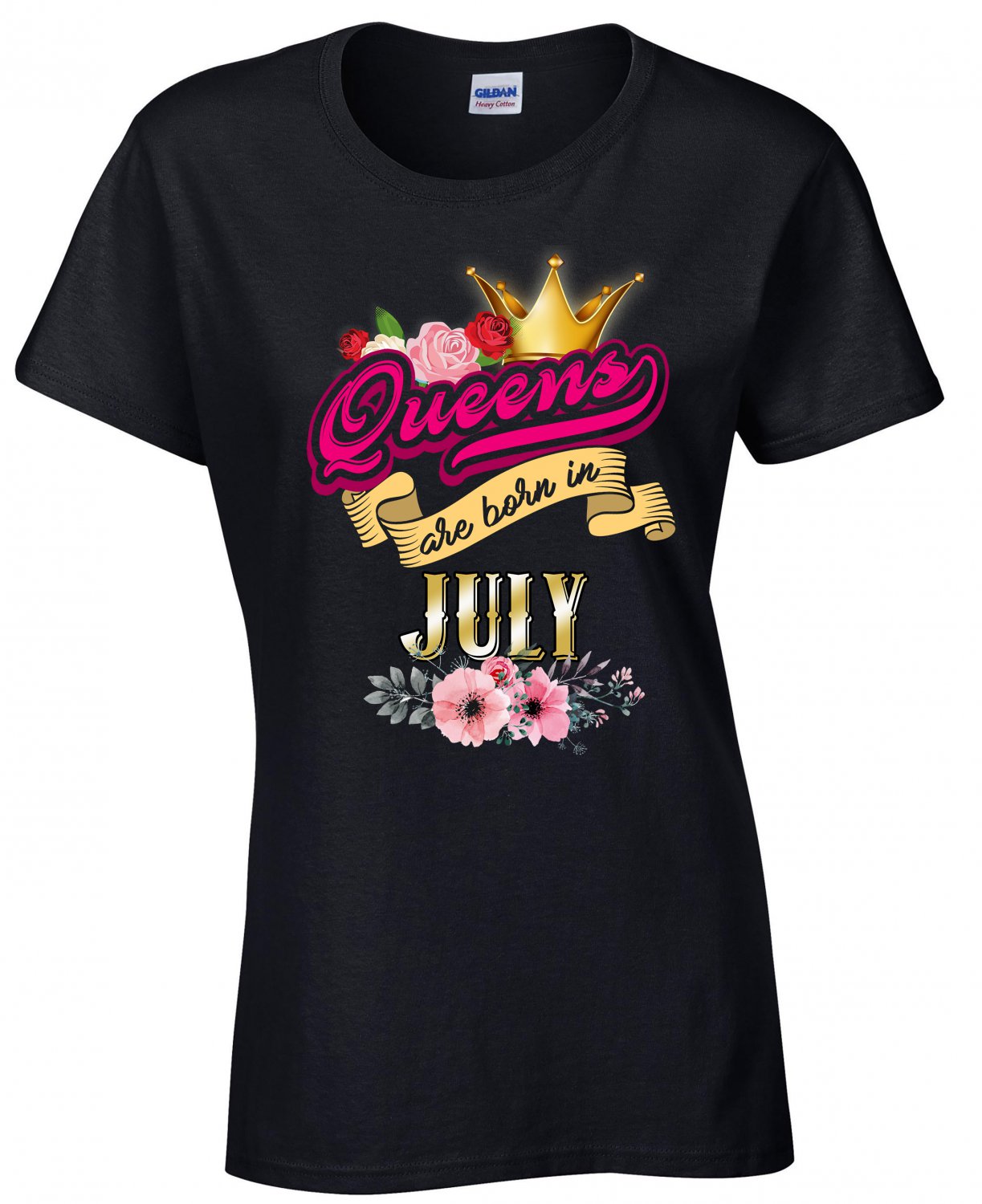 Queens Are Born In July, Queen's Birthday Month, Birthday Shirt