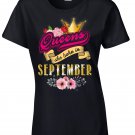 Queens Are Born In September, Queen's Birthday Month, Birthday Shirt
