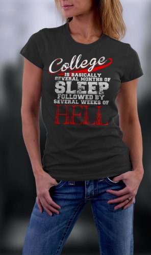 College Life, College Is Basically Several Months Of Sleep Followed By Several Weeks Of Hell Shirt