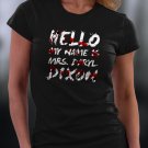 Funny Shirt, Hello My Name Is Mrs. Daryl Dixon Shirt