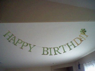 Fabric Birthday Banner