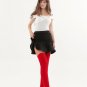Size Free Red 2 Sets 75cm Women Knitted Yoga Ballet Dancing Socks DM1022