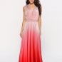 Size L Pink Gradient Sexy Cross Bandage Evening Dress DM1077