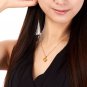 Natural 4ct Citrine 14K rose gold pendant