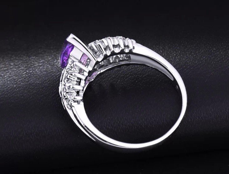 marquise cut amethyst wedding ring marquise cut amethyst wedding ring