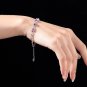 Amethyst sterling silver bracelet