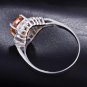 1.56ct Natural Citrine ring oval cut 925 sterling silver ring