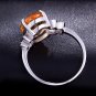 2.6ct Natural Citrine oval cut 925 sterling silver ring