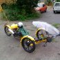 BUMBLE BEE RECUMBENT TADPOLE 49CC MOTOR ASSISTED BICYCLE HYBRID TRIKE