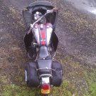 The Gluppity Glup, 400cc Direct Injection Turbo Diesel Hybrid Electric Motorcycle