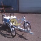 Zephyr 1100 MPGe human electric recumbent tadpole trike e-bike mobility scooter wheel chair