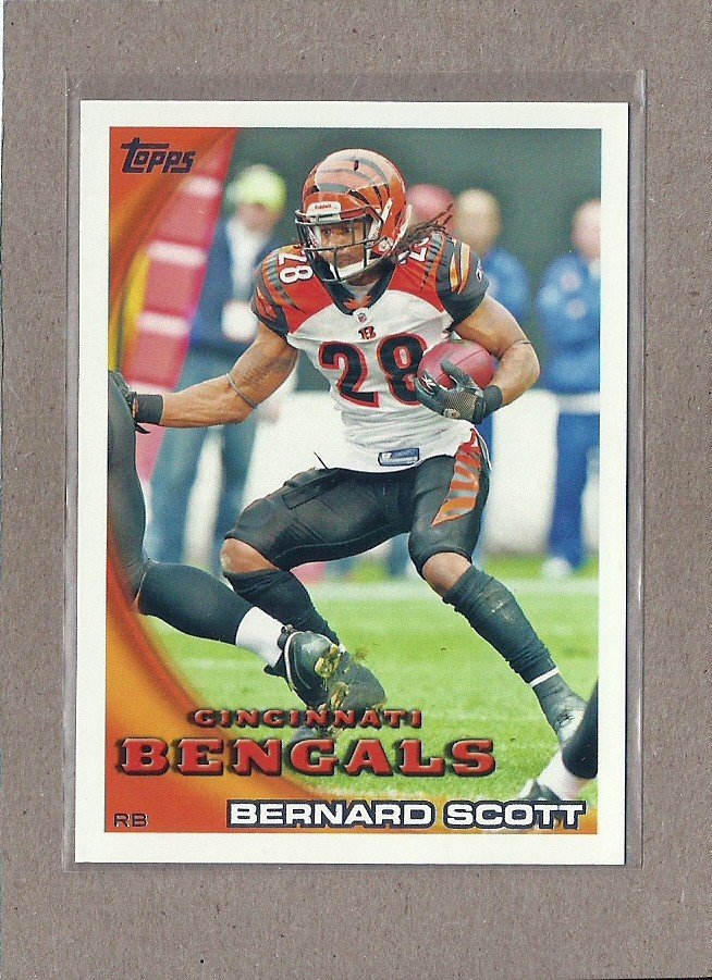 2010 Topps Football Bernard Scott Bengals 339