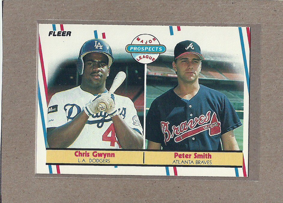 1988 Fleer Baseball Rookies Gwynn & Smith #647