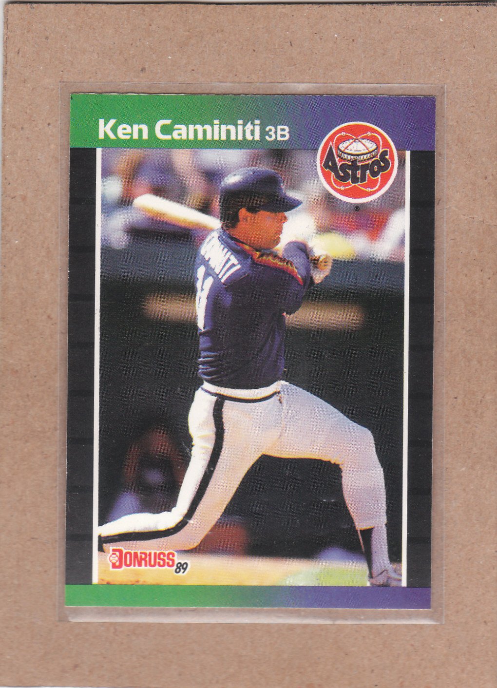 1989 Donruss Baseball Ken Caminiti Astros #542