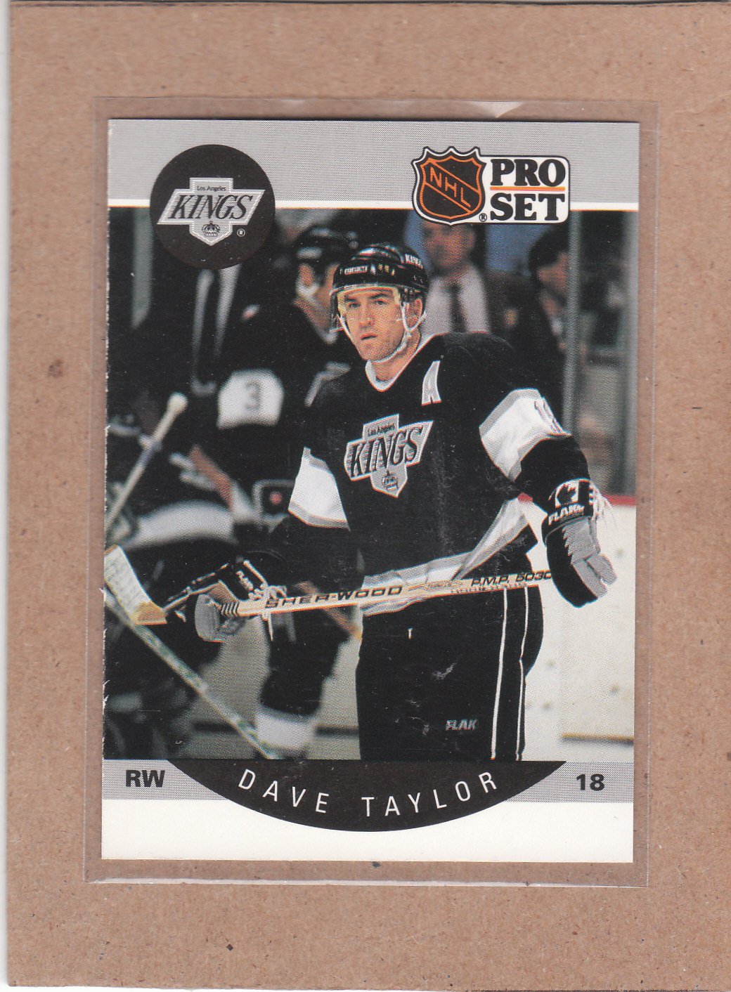 1990 Pro Set Hockey Dave Taylor Kings 128