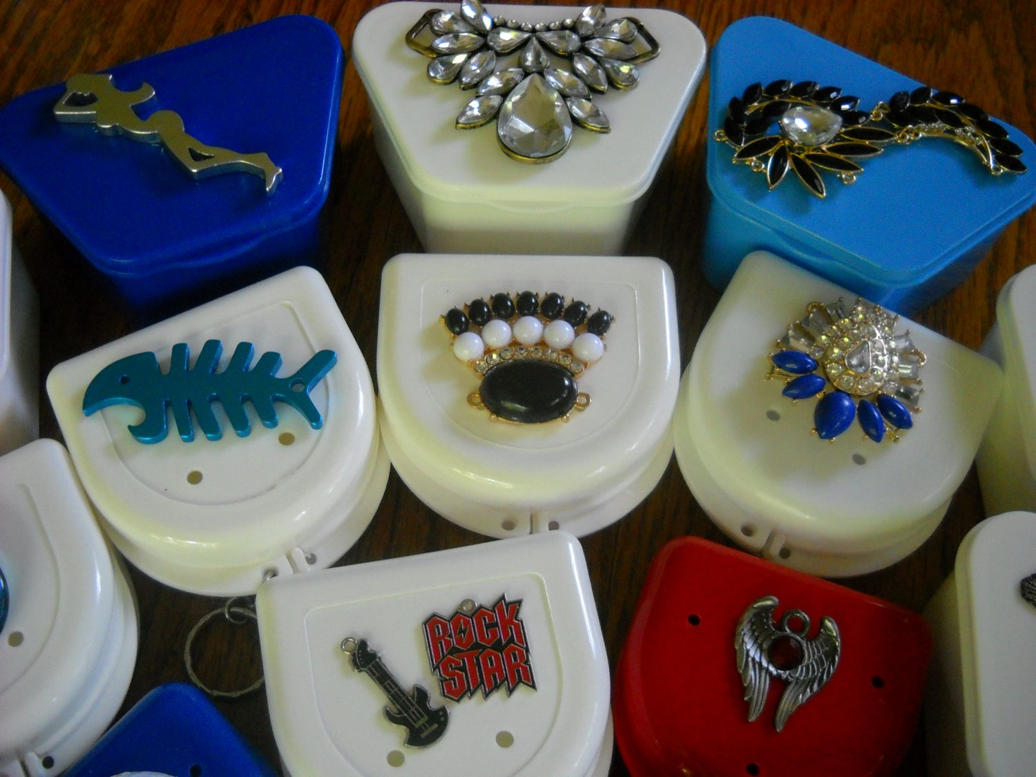 Dental case retainer brace partial Bling cases Photos