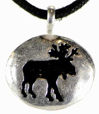 Moose totem amulet
