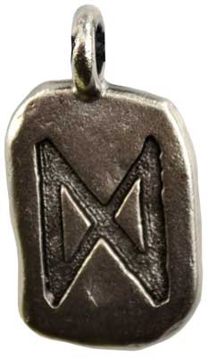 Dagaz rune amulet