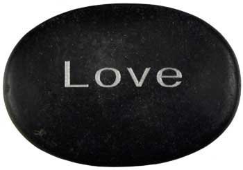 Love Marble Word stone