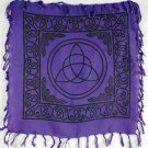 Triquetra altar cloth 18" x 18"
