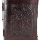Tree of Life leather blank book w/ cord