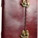 1842 Poetry leather blank book w/ latch