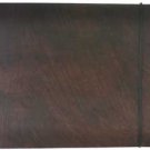 Brown leather sketchbook w/ cord
