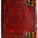 Pentagram double leather w/ latch