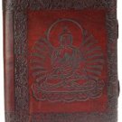Buddha leather w/ latch 4 1/2" x 5"