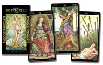 Golden Botticelli tarot deck by Atanas A Atanassov