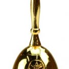 Altar Bell with Pentagram Design 2 3/4" gold plated
