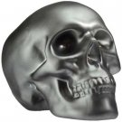 Brushed Pewter Skull bank