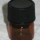 Amber Round Bottle 5/8 dram