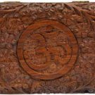 Om Wooden Carved Box