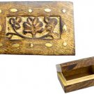 Wood box 4" x 2 1/2" x 1 1/2"