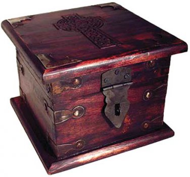 Celtic Cross and Pentagram Box
