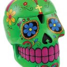 Green Day of the Dead Skull Box