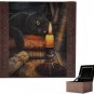 Lisa Parker Cat with Books Mirror box