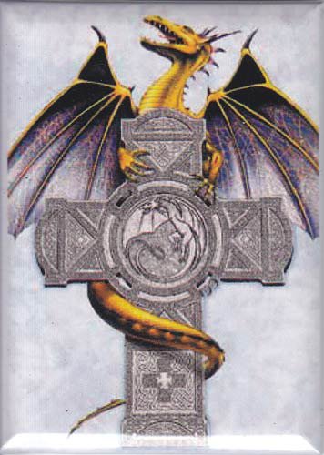 Dragon Cross magnet