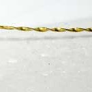 Spiral Handle Brass candle snuffer