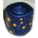 Cobalt Ceramic Starry chime holder