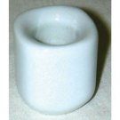 White Ceramic chime candle holder