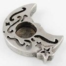 Crescent Moon Chime Candle Holder