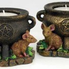 Mouse & Pentagram Tealight Holders